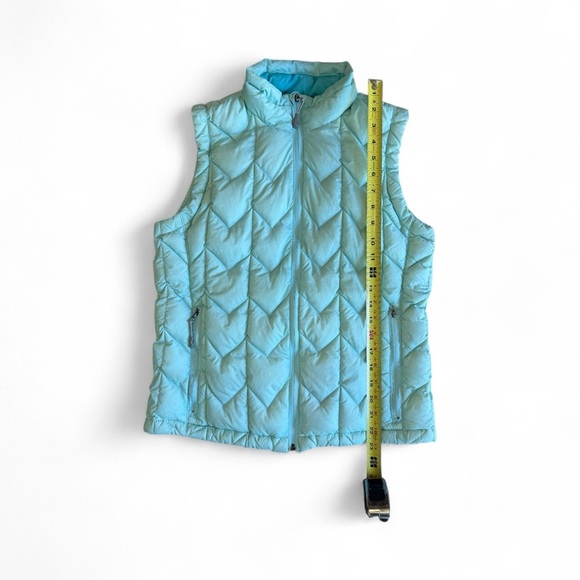 Mint/Blue Alpine Down Vest with Zip Pockets - Picture 5 of 11